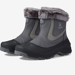 Kamik Gray and Black Winter Boots size 7